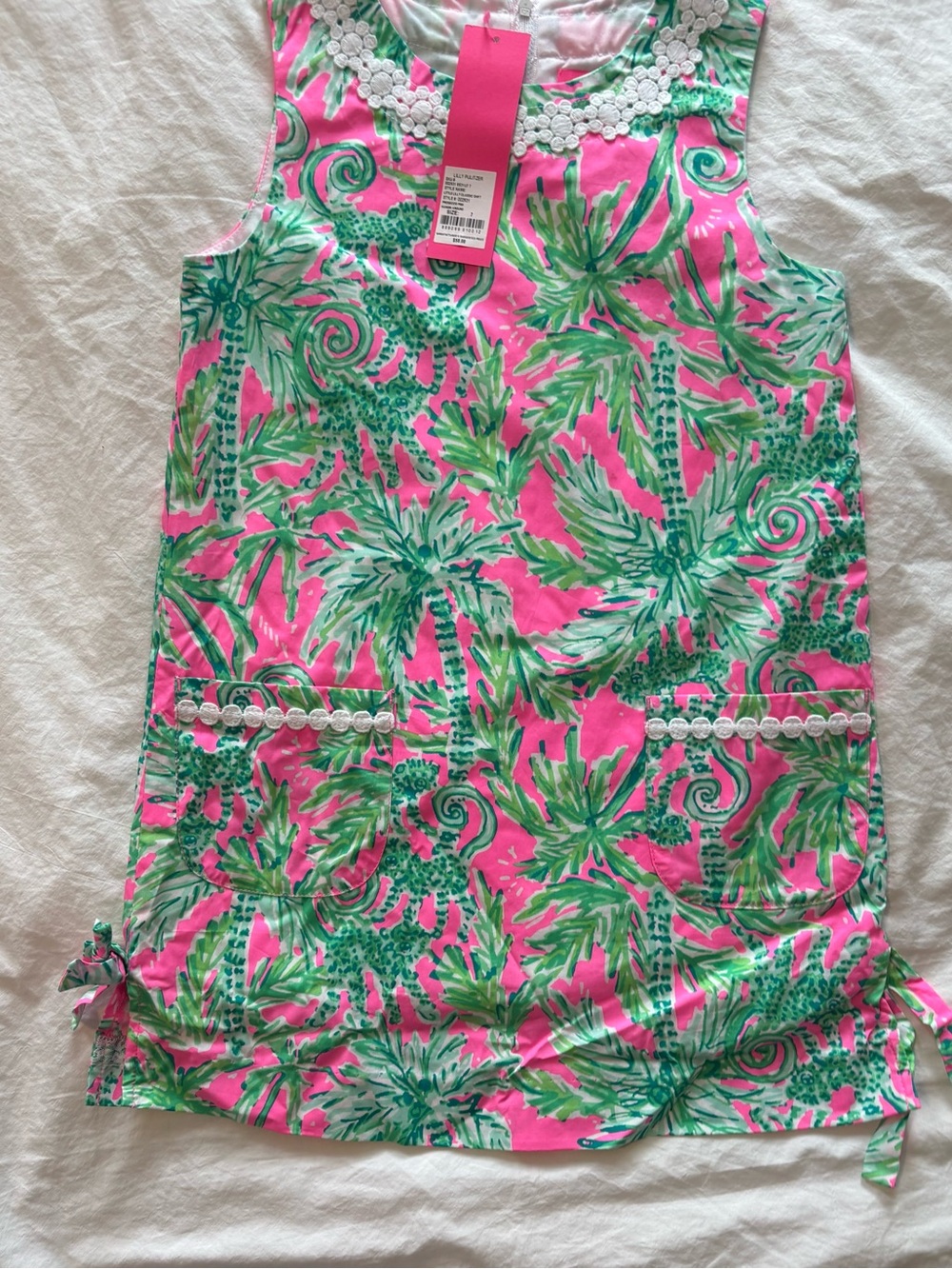 NWT Lilly Pulitzer Shift Dress in Prosecco Pink Size 7